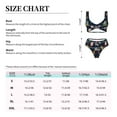 thumbnail image 4 of Kdxio Spaceships and Stars Print Women's 2 Piece High Waisted Wrap Spaghetti Strap Summer Swimsuit Bikini Set-X-Large, 4 of 7