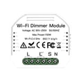 thumbnail image 1 of Zootealy Module de Variateur Wifi 90-250V Variateur Switch Smart Lumière Switches 2 Voies Switch Contrôle Vocal Application Télécommande Fonction de Minuterie Mini Design, 1 of 6