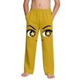 thumbnail image 2 of ATOGUTA Boys Lounging Pants Funny Graphic Sweatpants Athletic Sports Pants for Kids Size 4T-14, Yellow, 2 of 5