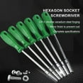 thumbnail image 3 of 5/5.5/6/7/8/10mm Hex Nut Driver Magnetic Socket Screwdriver Nut Socket Wrench Hexagonal Screw Driver Repair Hand Tools 7mm, 3 of 6