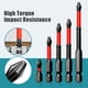 thumbnail image 2 of Cabeza de lote de impacto antideslizante, Cruz magnética fuerte, tornillo de dureza de alto Torque, juego de brocas de Destornillador Ph2 impermeable, 25mm, 50mm, 65mm, 70mm, 90mm, 2 of 4