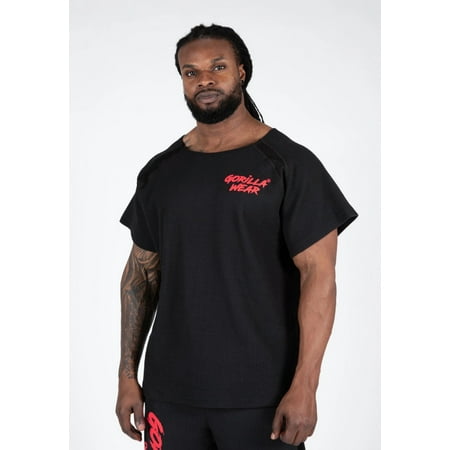 

Augustine Old School Workout Top - Black/Red