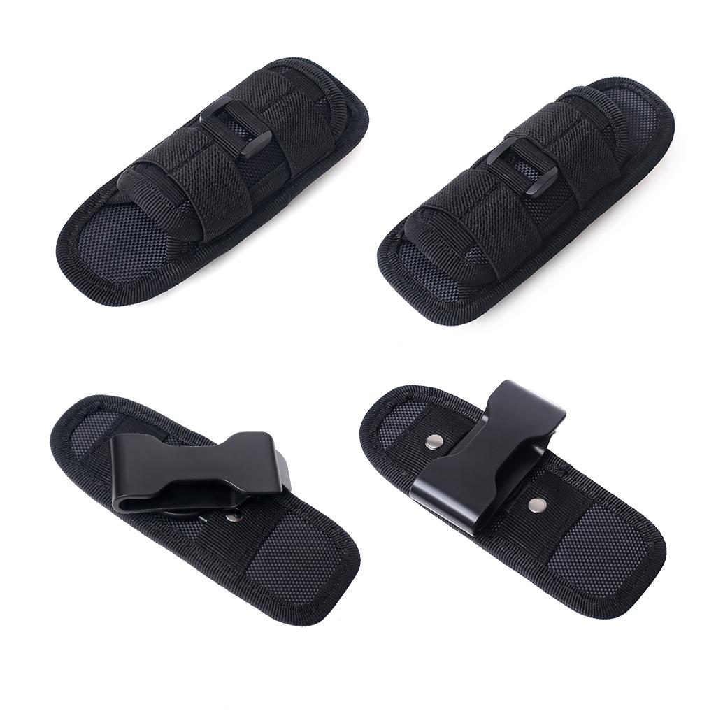 Nylon Flashlight Holder Belt Carry Case Fits 5''-7'' Flashlight, Adjustable  Small Heavy Duty Flashlight Pouch, Carry Your Belt