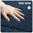 thumbnail image 5 of PABUBE Bathroom Rugs 20"x32", Absorbent Bath Mats Rugs for Bathroom Floor Non Slip Non Skid, Soft Shag Microfiber Machine Washable Shower Bath Mat for Bathroom Decor, Blue, 5 of 8