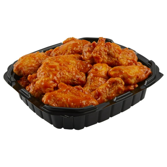 25-Count Buffalo Bone-In Wings Tray, Freshness Guaranteed (Hot & Ready-to-Eat)