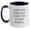 White/Navy, variant on Funny Chef Gifts for Graduation - I May Be A Chef, But I Can't Fix Stupid People. - Two Tone Coffee Mug from Friends, Perfect for Coworkers, Family