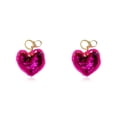 thumbnail image 1 of Matsuzay LLavero de corazón llavero exquisito colgante colgantes bolsa accesorios de decoración llavero de lentejuelas para regalo Rosa roja 2piezas Matsuzay CBP263886, 1 of 6