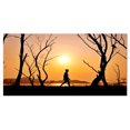 thumbnail image 2 of Man Walking Alone in Evening - Landscape Photography Canvas Print, 2 of 3