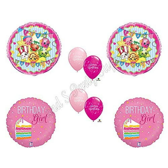 SHOPKINS BIRTHDAY GIRL PARTY Balloons Decorations Supplies Cake Cookie