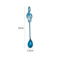 thumbnail image 3 of Stainless Steel Titanium-coated Coffee Spoons Musical Note Pattern Stirring Spoon Dessert Scoop Tableware (Blue), 3 of 8
