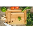 thumbnail image 4 of Imperial Home 3 pc Bamboo Cutting Board with Holder, 4 of 8