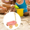 thumbnail image 6 of Rushawy Kids Wagon Toy Outdoor Indoor Toy Children Wagon Cart for Yard Summer Outdoor Pink, 6 of 8