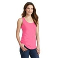 thumbnail image 4 of Port & Company Ladies Core Cotton Tank Top-XS (Neon Pink), 4 of 6