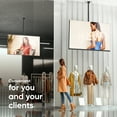 thumbnail image 5 of ONKRON Ceiling TV Mount for 32”-80” Flat/Curved Screens up to 150 lbs – Tilting Swiveling max 600x400 VESA, 5 of 10