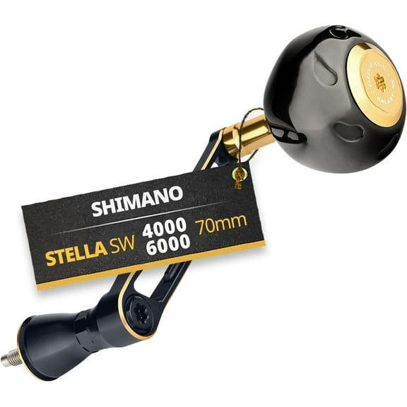 GOMEXUS Power Handle Compatible for Shimano Stella SW 4000-20000 Saragosa SW 5000 6000