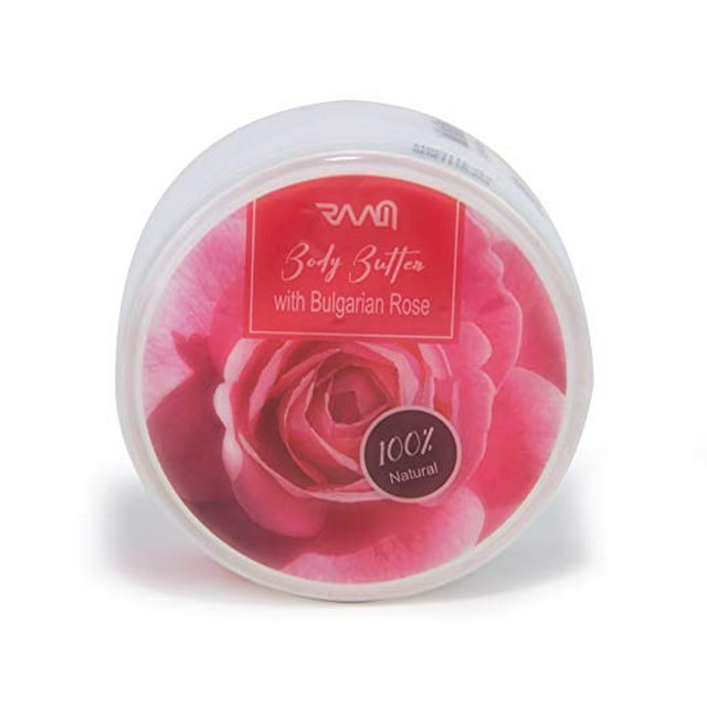 RAAM Body Butter with Bulgarian Rose - Anti Aging, Collagen Stimulating and Elasticity Boosting