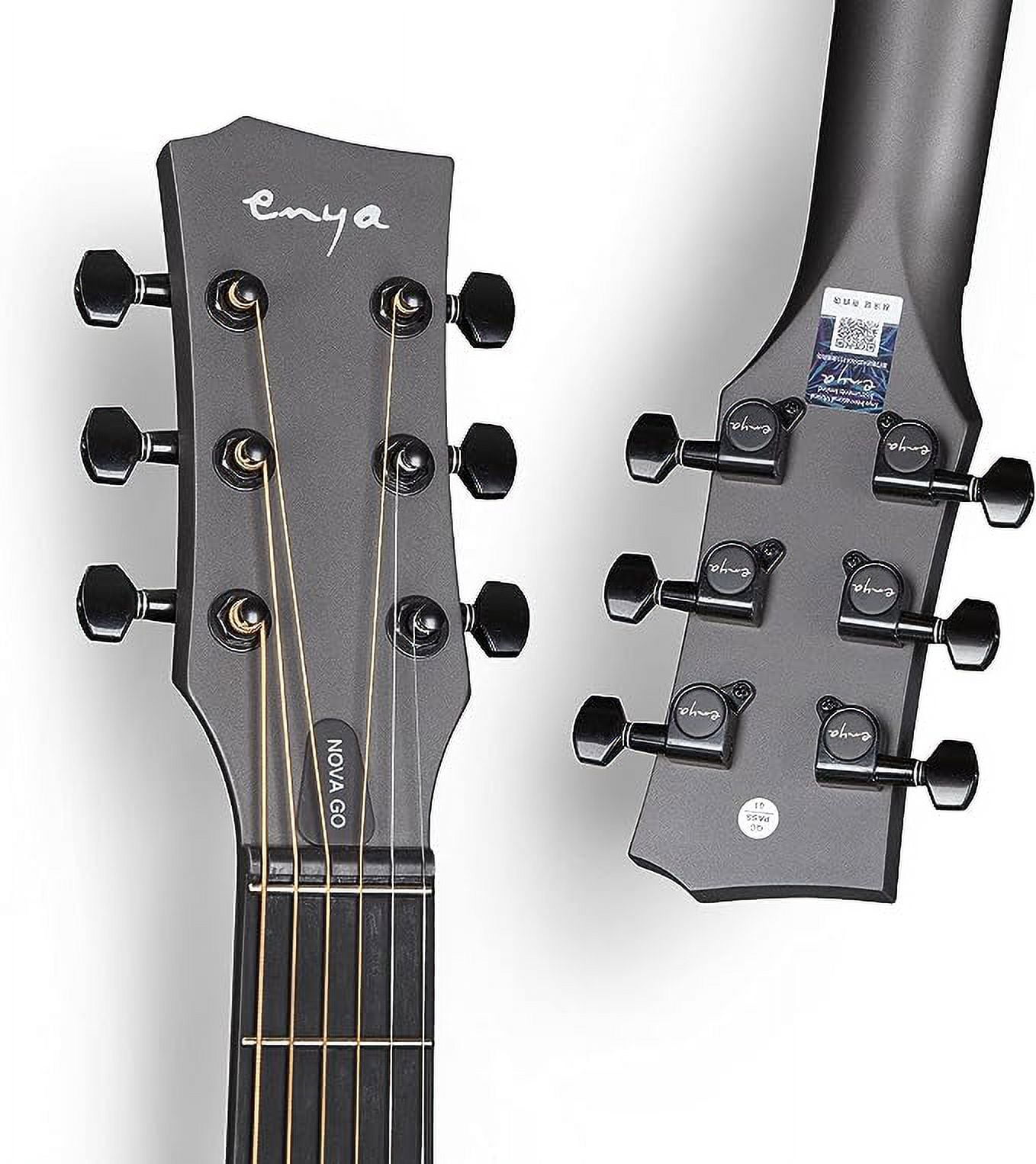 Enya Musical 35 in Acoustic Guitar, Black