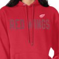 thumbnail image 3 of Women's G-III 4Her by Carl Banks  Red Detroit Red Wings Dot Print Pullover Hoodie, 3 of 3