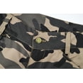 thumbnail image 5 of Men's Camo Multi-Pocket Cargo Pants, Ripstop Tactical Camouflage Work Pants Casual Outdoor Hiking Straight Fit Utility Trousers, 5 of 9