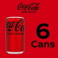 thumbnail image 4 of Coca-Cola Zero Sugar Soda Mini Cans 6 CT / 7.5 fl oz - Pack of 1, 4 of 4