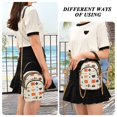 thumbnail image 6 of FORMRS Crossbody Bag for Women Quilted Travel Shoulder Cell Phone Purse with Chain Strap Handbag, Minimalist Geometric Pattern, 6 of 7