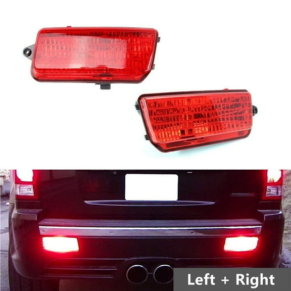 1 Pair LED Brake Lamp Rear Fog Light For 05-10 WK1 Jeep Grand Cherokee