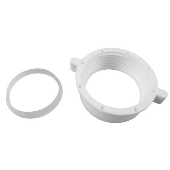 Danco 86797 Slip Joint with Washer, Plastic, White, 1-1/2"