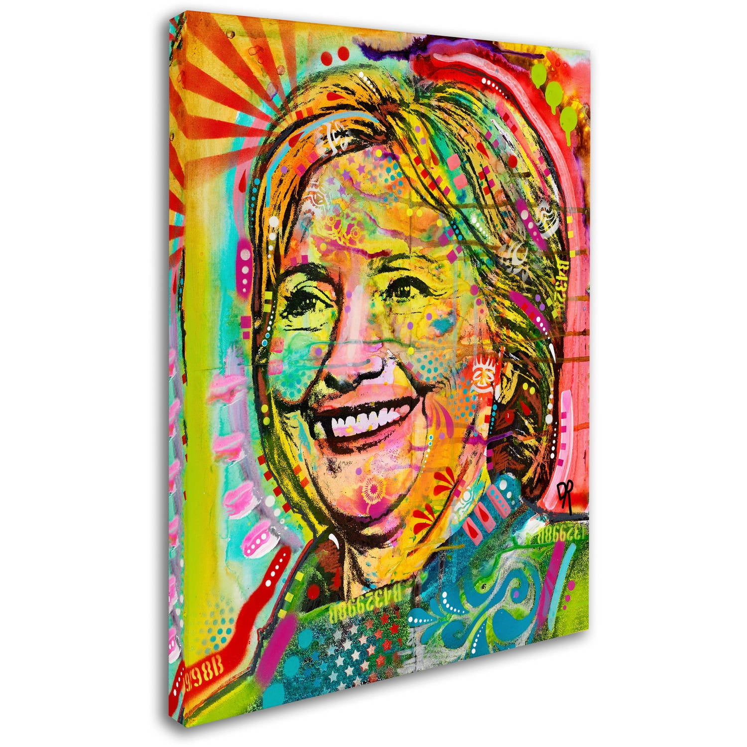 Trademark Fine Art "Hillary" Canvas Art by Dean Russo