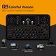 thumbnail image 3 of Ratón de teclado inalámbrico Q9 2.4G RF, con panel táctil / LED colorido para Android TV BOX Irfora Teclado, 3 of 7
