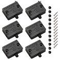 thumbnail image 4 of 6Pcs Door Led Switch for Closet Light,Normally Closed Cabinet Electrical Lamp Switches,for Pantry Black, 4 of 4