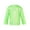 Green, variant on YONGHS Kids Girls Shiny Metallic T-Shirt Long Sleeve Top Shirt Jazz Hip Hop Dancewear Green 5-6
