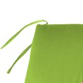 thumbnail image 5 of Jordan Manufacturing 41" x 17" Greenery Lime Green Solid Rectangular Outdoor Settee Swing Bench Cushion with Ties, 5 of 10