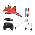 thumbnail image 1 of Avión RC de espuma con tren de aterrizaje, ligero, portátil y con control remoto, ideal para parques, adultos, niños y niñas. rojo, 1 of 9