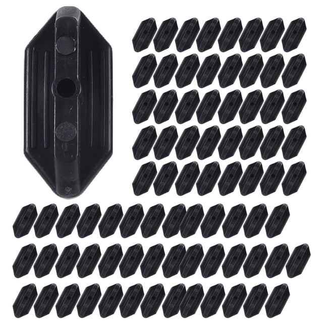 100Pcs Composite Deck Clip - No Visible Screws, Easy Assembly, High Strength -