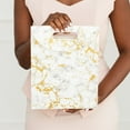 thumbnail image 2 of Weddingstar Paper Gift Bag With Handles - Marble, 2 of 3