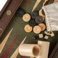 thumbnail image 5 of Manopoulos Green Cork 19 inch Backgammon Set, 5 of 5