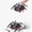 Black, variant on Bomd Spider Toy Car for Kids, Push and Go Inertial Car with Bionic Moving Legs, Friction Powered Spider Vehicle, No Battery Needed, Interactive Play Toy, Great Choice for Birthday Presents Red