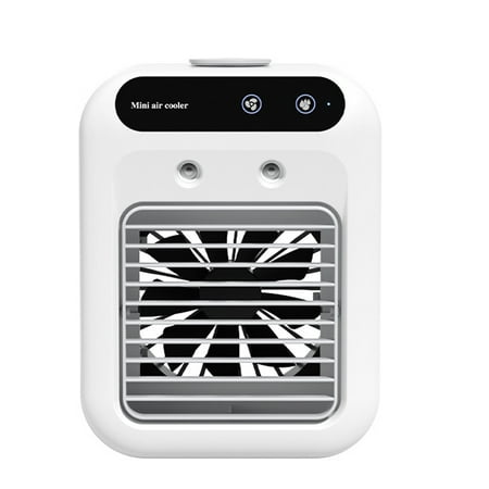 

1 Set 500ML Air Cooler 2 Speeds 15 Degrees Adjustment 9 Blades Low Noise No Light Double Spray Air Cooler Fan Daily Use Supply