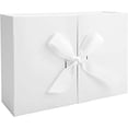 thumbnail image 1 of caja de cartón blanca con cinta, caja de regalo doblada vacía, embalaje de regalo con tapa, embalaje de regalo, caja decorativa de cumpleaños, embalaje de regalo JM, 1 of 5