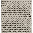 thumbnail image 6 of Hauteloom Pocahontas Wool Living Room, Bedroom Area Rug - Natural Fibers - High Pile - Light Gray - 2' x 3', 6 of 11