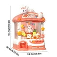 thumbnail image 3 of Mini Claw Machine Toy, Home Arcade Game, 180° Rotatable Claw, Music and Lights, USB Powered for 3-5 Years, 3 of 6
