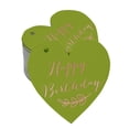 thumbnail image 1 of Inkdotpot 50 Pack Real Rose Gold Foil Paper Tag Happy Birthday Favor Hang Tag, 1 of 1