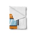 thumbnail image 2 of School Bus Soft Flannel Fleece Throw Blanket, Academic Life Orange Vehicle for Carrying Children Descriptive Caricature, Cozy Plush for Indoor and Outdoor Use, 50" x 60", Multicolor, by Ambesonne, 2 of 5