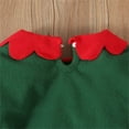 thumbnail image 4 of Baby Girls Christmas Elf Christmas Santa Outwear Set Outfits with Santa Hat Christmas Girls Matching Set for Baby Boys 12-18 Months, 4 of 8