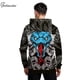 thumbnail image 4 of Sudaderas con capucha para hombre, chándal con estampado de serpiente de Anime, ropa de calle Harajuku, otoño, 4 of 4