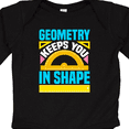 thumbnail image 4 of Inktastic Geometry Math Geek Funny School Boys or Girls Long Sleeve Baby Bodysuit, 4 of 5