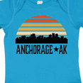 thumbnail image 4 of Inktastic Anchorage Alaska Skyline Boys or Girls Baby Bodysuit, 4 of 5