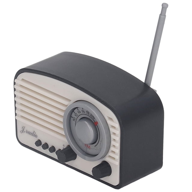 Modelo de radio en miniatura para casa de muñecas, modelo de radio en miniatura para casa de muñecas Modelo de radio en miniatura para casa de muñecas Modelo