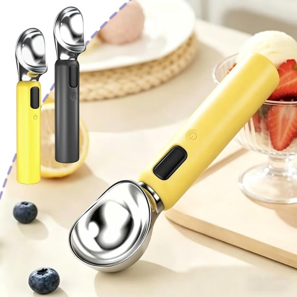 TTJ Ice Cream Spoon Stainless Steel Multi Use Kitchen and Household Dessert Spoon Fruit Spoon for Treats Ice Cream Parlor Dining Parties