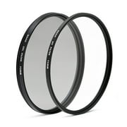Koah 95mm Circular Polarizing and UV Protective Lens Filter Bundle